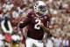 COLLEGE STATION, TX - SEPTEMBER 14: Johnny Manziel #2 of the Texas A&M Aggies looks to throw in the first quarter during a game against the Alabama Crimson Tide at Kyle Field on September 14, 2013 in College Station, Texas. (Photo by Scott Halleran/Getty Images)