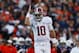 AUBURN, AL - NOVEMBER 30: AJ McCarron #10 celebrates a second quarter touchdown by Jalston Fowler #45 of the Alabama Crimson Tide against the Auburn Tigers at Jordan-Hare Stadium on November 30, 2013 in Auburn, Alabama. (Photo by Kevin C. Cox/Getty Images)