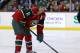 Dec 17, 2013; Saint Paul, MN, USA; Minnesota Wild forward Zach Parise (11) against the Vancouver Canucks at Xcel Energy Center. The Wild defeated the Canucks 3-2 in a shootout. Mandatory Credit: Brace Hemmelgarn-USA TODAY Sports