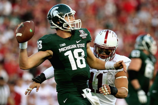 Rose Bowl Performance Has Connor Cook Poised to Be Big Ten's Best QB in 2014