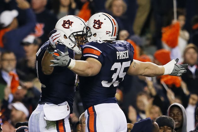 Auburn Fullback Jay Prosch: “We're Gonna Run the Ball Down Your Throat”