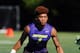 Jul 2, 2013; Beaverton, OR, USA; Jalen Tabor (1) drops back in coverage during the Nike 7on7 pool play at Nike World Headquarters in Beaverton, Oregon on Tuesday July, 2, 2013. Mandatory Credit: Steve Dykes-USA TODAY Sports