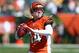 CINCINNATI, OH - SEPTEMBER 22: Andy Dalton #14 of the Cincinnati Bengals throws a pass before the NFL game against the Green Bay Packers at Paul Brown Stadium on September 22, 2013 in Cincinnati, Ohio. (Photo by Andy Lyons/Getty Images)