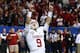 NEW ORLEANS, LA - JANUARY 02: Trevor Knight #9 of the Oklahoma Sooners reacts after a touchdown against the Alabama Crimson Tide during the Allstate Sugar Bowl at the Mercedes-Benz Superdome on January 2, 2014 in New Orleans, Louisiana. (Photo by Streeter Lecka/Getty Images)