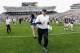 STATE COLLEGE, PA - SEPTEMBER 01: Head coach Bill O'Brien of the Penn State Nittany Lions runs off the field after losing 24-14 to the Ohio Bobcats at Beaver Stadium on September 1, 2012 in State College, Pennsylvania. (Photo by Rob Carr/Getty Images)