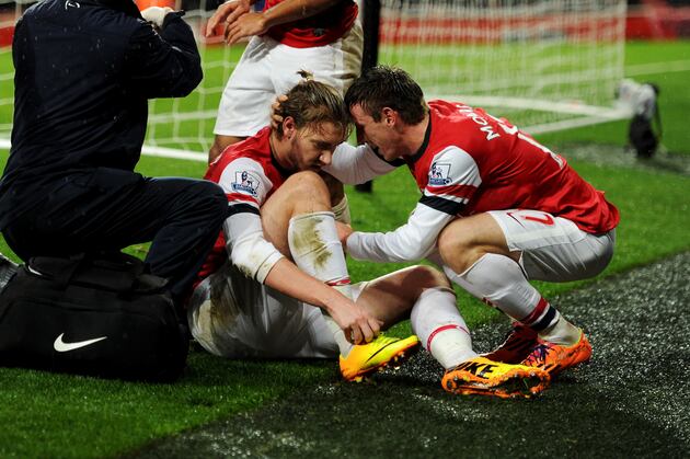 Giroud and Bendtner Missing vs. Spurs