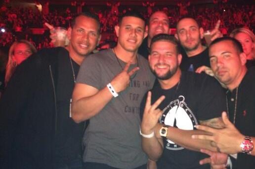 Alex Rodriguez and Manny Machado Have Guys' Night out at Jay-Z Concert
