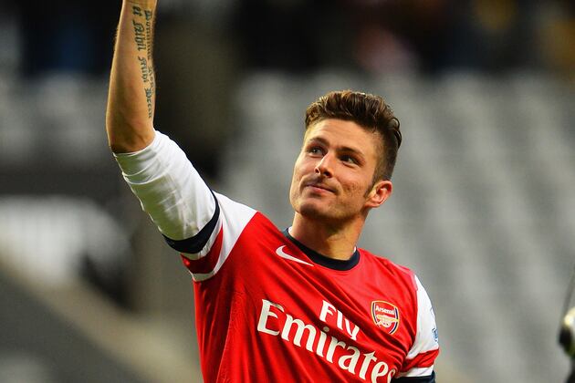 Olivier Giroud 'Still Sick' as He Sits out Arsenal's FA Cup Clash