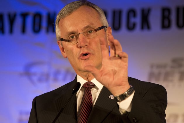 No, Jim Tressel Is Not on Browns Interview List