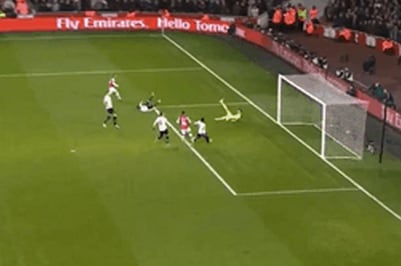 GIF: Santi Cazorla Scores for Arsenal vs. Tottenham in FA Cup