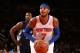 NEW YORK, NY - DECEMBER 21: Carmelo Anthony #7 of the New York Knicks shoots a foul shot against the Memphis Grizzlies during a game at Madison Square Garden in New York City on December 21, 2013. NOTE TO USER: User expressly acknowledges and agrees that, by downloading and or using this photograph, User is consenting to the terms and conditions of the Getty Images License Agreement. Mandatory Copyright Notice: Copyright 2013 NBAE (Photo by Nathaniel S. Butler/NBAE via Getty Images)