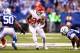 INDIANAPOLIS, IN - JANUARY 04: Running back Knile Davis