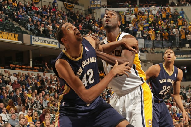 Alexis Ajinca Dunks Right on Roy Hibbert