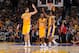 LOS ANGELES, CA - JANUARY 3: Pau Gasol #16 and Nick Young #0 of the Los Angeles Lakers high five during a game against the Utah Jazz at STAPLES Center on January 3, 2013 in Los Angeles, California. NOTE TO USER: User expressly acknowledges and agrees that, by downloading and/or using this Photograph, user is consenting to the terms and conditions of the Getty Images License Agreement. Mandatory Copyright Notice: Copyright 2013 NBAE (Photo by Andrew D. Bernstein/NBAE via Getty Images)