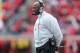 LOUISVILLE, KY - NOVEMBER 23: Charlie Strong the head coach of the Louisville Cardinals watches the action during the game against the Memphis Tigers at Papa John's Cardinal Stadium on November 23, 2013 in Louisville, Kentucky. (Photo by Andy Lyons/Getty Images)