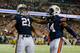 ATLANTA, GA - DECEMBER 07: Tre Mason #21 of the Auburn Tigers celebrates his fourth quarter touchdown with teammate quarterback Nick Marshall #14 against the Missouri Tigers during the SEC Championship Game at Georgia Dome on December 7, 2013 in Atlanta, Georgia. (Photo by Kevin C. Cox/Getty Images)