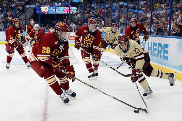 Gaudreau Paces Boston College in 4-3 Frozen Fenway Win