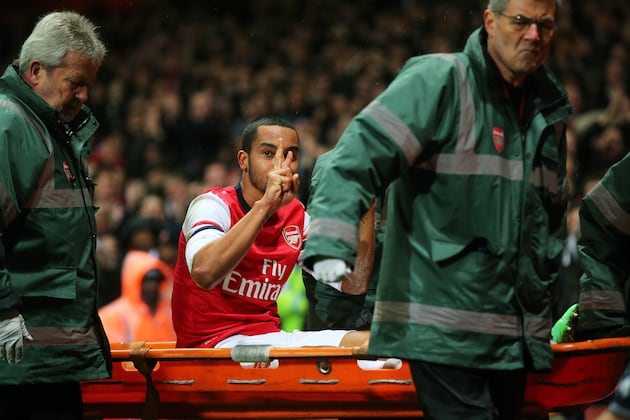Tottenham Supporters Pelted Their Own Fans During Theo Walcott Assault