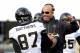 BIRMINGHAM, AL - JANUARY 04: Head coach James Franklin of the Vanderbilt Commodores celebrates with Jordan Matthews
