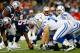 FOXBORO, MA - NOVEMBER 18: Andrew Luck #12 of the Indianapolis Colts stands behind center against the New England Patriots during the game on November 18, 2012 at Gillette Stadium in Foxboro, Massachusetts. (Photo by Jared Wickerham/Getty Images)
