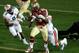 PASADENA, CA - JANUARY 06: Running back James Wilder Jr. #32 of the Florida State Seminoles runs with the ball against the Auburn Tigers during the 2014 Vizio BCS National Championship Game at the Rose Bowl on January 6, 2014 in Pasadena, California. (Photo by Kevork Djansezian/Getty Images)