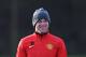 MANCHESTER, ENGLAND - DECEMBER 09: Wayne Rooney of Manchester United looks on during a first team training session, ahead of their UEFA Champions League Group A match against Shakhtar Donetsk, at Aon Training Complex on December 09, 2013 in Manchester, England. (Photo by Chris Brunskill/Getty Images)