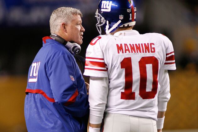 Kevin Gilbride Points to Giants' Offensive Line as Root of Issues This Season