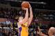 LOS ANGELES, CA - JANUARY 3: Ryan Kelly #4 of the Los Angeles Lakers attempts a shot during a game against the Utah Jazz at STAPLES Center on January 3, 2013 in Los Angeles, California. NOTE TO USER: User expressly acknowledges and agrees that, by downloading and/or using this Photograph, user is consenting to the terms and conditions of the Getty Images License Agreement. Mandatory Copyright Notice: Copyright 2013 NBAE (Photo by Andrew D. Bernstein/NBAE via Getty Images)