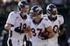 OAKLAND, CA - DECEMBER 29: Peyton Manning #18 of the Denver Broncos congratulates Eric Decker #87 after he threw him a pass for his first touchdown pass of their game against the Oakland Raiders at O.co Coliseum on December 29, 2013 in Oakland, California. (Photo by Ezra Shaw/Getty Images)