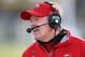 Nov 9, 2013; West Point, NY, USA; Western Kentucky Hilltoppers head coach Bobby Petrino talks with his team during the second half against the Army Black Knights at Michie Stadium. Mandatory Credit: Danny Wild-USA TODAY Sports