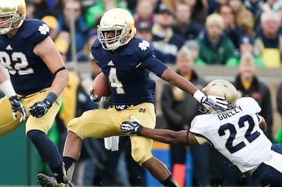 Notre Dame RB George Atkinson Declares for NFL Draft