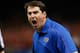NEW ORLEANS, LA - JANUARY 02: Head coach Will Muschamp of the Florida Gators yells to a referee during the Allstate Sugar Bowl against the Louisville Cardinals at Mercedes-Benz Superdome on January 2, 2013 in New Orleans, Louisiana. (Photo by Kevin C. Cox/Getty Images)
