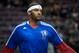 Dec 30, 2013; Auburn Hills, MI, USA; Detroit Pistons small forward Josh Smith (6) warms up before the game against the Washington Wizards at The Palace of Auburn Hills. Mandatory Credit: Tim Fuller-USA TODAY Sports