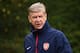 ST ALBANS, ENGLAND - OCTOBER 21: Arsenal manager Arsene Wenger looks on during an Arsenal training session session, ahead of the UEFA Champions League Group F match against Borussia Dortmund, at London Colney on October 21, 2013 in St Albans, England. (Photo by Mike Hewitt/Getty Images)