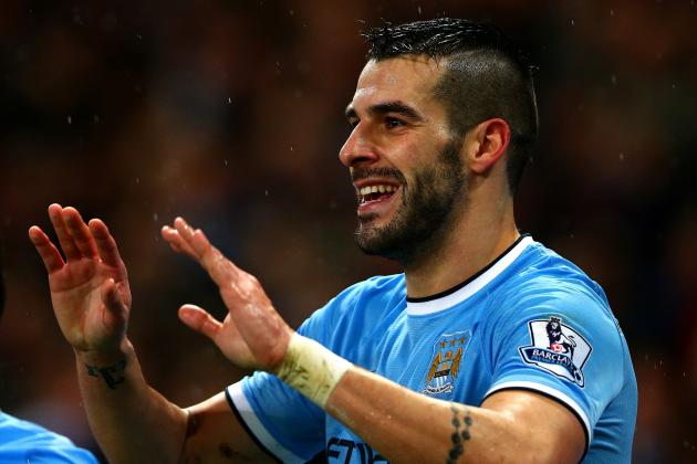 Alvaro Negredo the Star as City Put One Foot in the League Cup Final