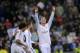 MADRID, SPAIN - JANUARY 06: Cristiano Ronaldo of Real Madrid CF celebrates after scoring Real's 3rd goal during the La Liga match between Real Madrid CF and RC Celta de Vigo at the Santiago Bernabeu stadium on January 6, 2014 in Madrid, Spain. (Photo by Denis Doyle/Getty Images)