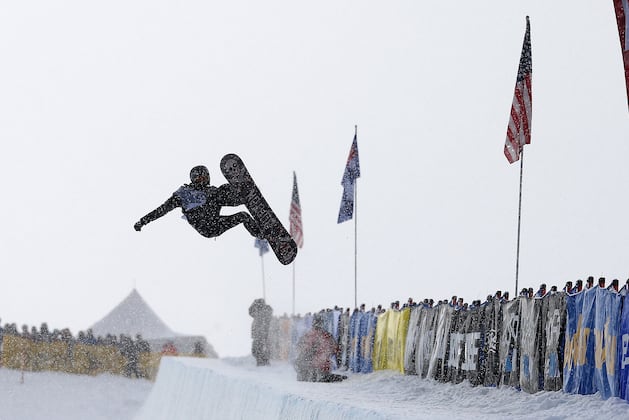 White Advances in Slopestyle Qualifying