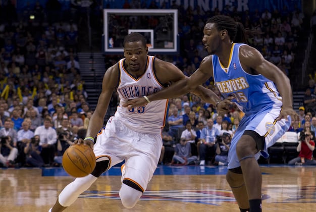 Kevin Durant Breaks Kenneth Faried's Ankles