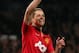 MANCHESTER, ENGLAND - JANUARY 05: Javier Hernandez of Manchester United celebrates scoring his team's first goal during the FA Cup with Budweiser Third round match between Manchester United and Swansea City at Old Trafford on January 5, 2014 in Manchester, England. (Photo by Alex Livesey/Getty Images)