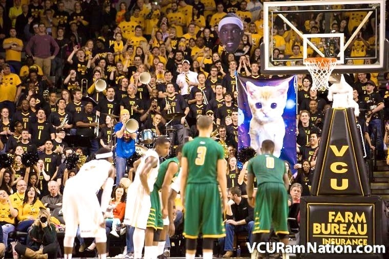 VCU's Band Covers Miley Cyrus, Employs a Space Kitten Free-Throw Distraction