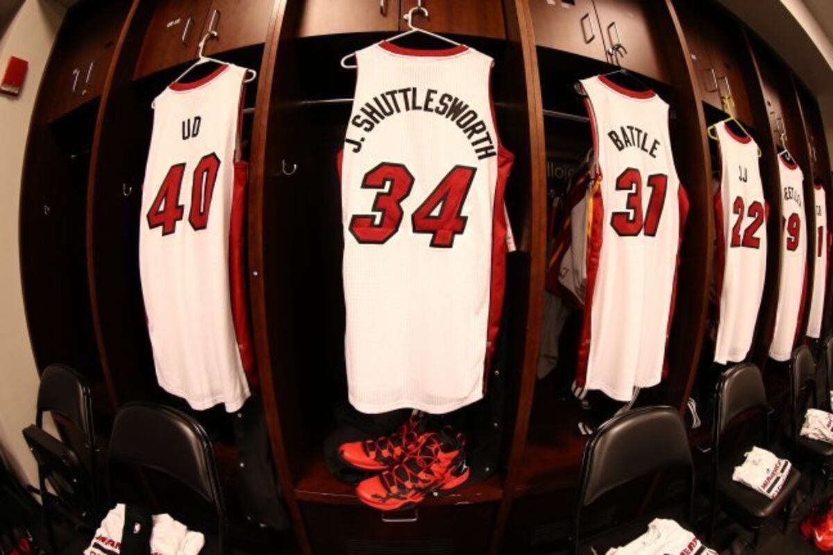 Miami Heat and Brooklyn Nets Display Nickname Jerseys in ...