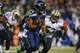 SEATTLE, WA - DECEMBER 02: Running back Marshawn Lynch #24 of the Seattle Seahawks rushes against the New Orleans Saints at CenturyLink Field on December 2, 2013 in Seattle, Washington. (Photo by Otto Greule Jr/Getty Images)
