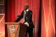 SPRINGFIELD, MA - AUGUST 12: Inductee Dennis Rodman speaks to the audience during the 2011 Basketball Hall of Fame Enshrinement Ceremony on August 12, 2011 at Symphony Hall in Springfield, Massachusetts. NOTE TO USER: User expressly acknowledges and agrees that, by downloading and/or using this photograph, user is consenting to the terms and conditions of the Getty Images License Agreement. Mandatory Copyright Notice: Copyright 2011 NBAE (Photo by Nathaniel S. Butler/NBAE via Getty Images)
