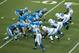 Dec 2, 2012; Detroit, MI, USA; Indianapolis Colts defensive line lines up against the Detroit Lions offensive line during the first quarter at Ford Field. Mandatory Credit: Tim Fuller-USA TODAY Sports