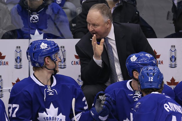 Carlyle Finds Positives in Leafs' Fourth Straight Loss