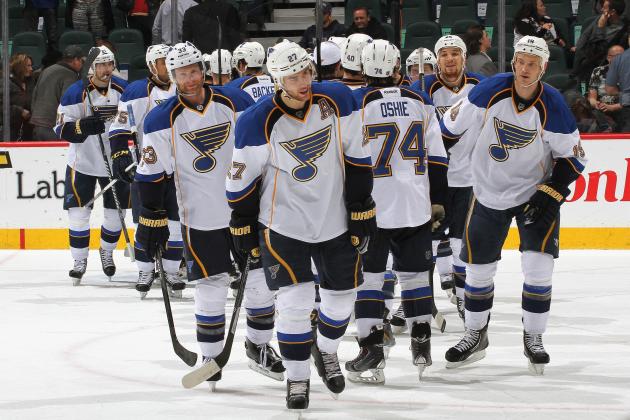 The St-Louis Blues Herald Hi-res-461602197-the-st-louis-blues-celebrate-a-win-against-the-calgary_crop_north