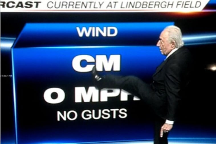 San Diego Weather Guy Gets Down to Chargers' Fight Song