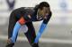 Dec 31, 2013; Kearns, UT, USA; First place finisher Shani Davis competes in the men's 1500m during the U.S. Olympic speedskating trials at Utah Olympic Oval. Mandatory Credit: Jim Urquhart-USA TODAY Sports