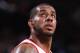 PORTLAND, OR - JANUARY 4: LaMarcus Aldridge #12 of the Portland Trail Blazers looks up against the Philadelphia 76ers on January 4, 2014 at the Moda Center Arena in Portland, Oregon. NOTE TO USER: User expressly acknowledges and agrees that, by downloading and or using this photograph, user is consenting to the terms and conditions of the Getty Images License Agreement. Mandatory Copyright Notice: Copyright 2014 NBAE (Photo by Sam Forencich/NBAE via Getty Images)