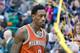 Jan 2, 2014; Salt Lake City, UT, USA; Milwaukee Bucks center Larry Sanders (8) leaves the court after losing to the Utah Jazz 96-87 at EnergySolutions Arena. Mandatory Credit: Russ Isabella-USA TODAY Sports